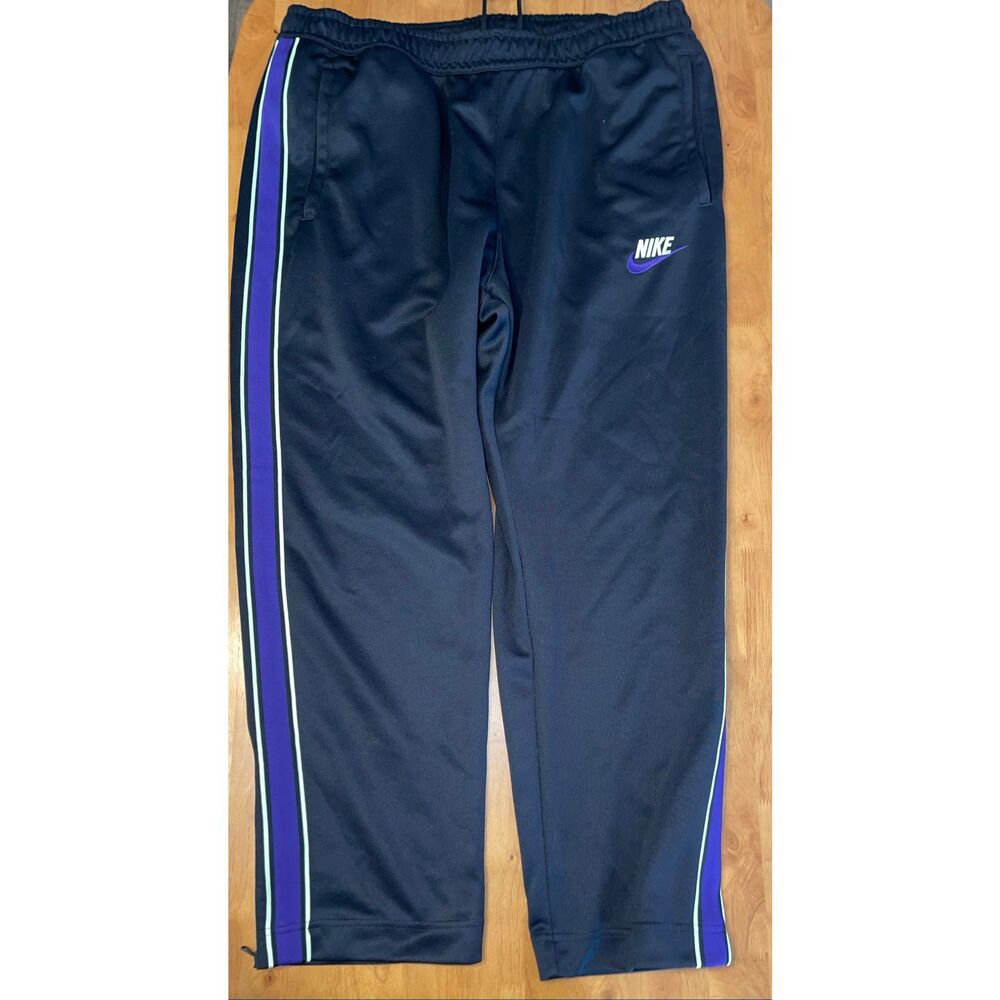 Mens Nike Jogger Running Athletic Basketball Trainig Pants Size XXL Zip Ankles‎
